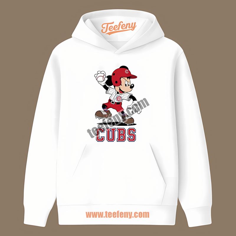 Mickey Quarterback Baseball Chicago Cubs Regular Hoodie Mickey Quarterback Baseball Chicago Cubs Regular Hoodie
