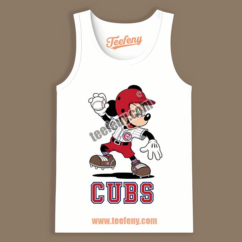 Mickey Quarterback Baseball Chicago Cubs Regular Tanktop Mickey Quarterback Baseball Chicago Cubs Regular Tanktop