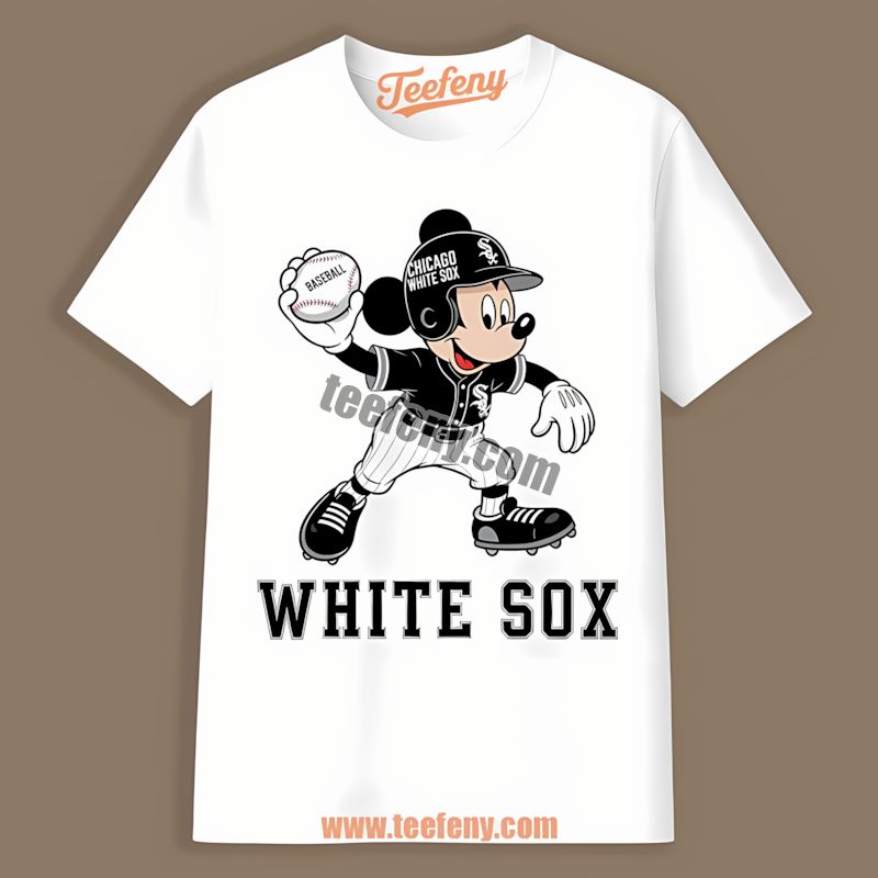 Mickey Quarterback Chicago White Sox Baseball Custom Tee