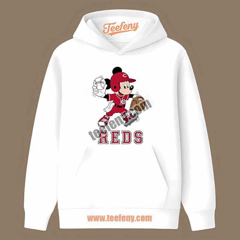 Mickey Quarterback Cincinnati Reds Baseball THoodie Mickey Quarterback Cincinnati Reds Baseball THoodie