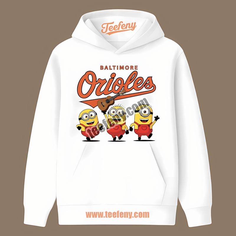 Minions Baltimore Orioles Hoodie Minions Baltimore Orioles Hoodie