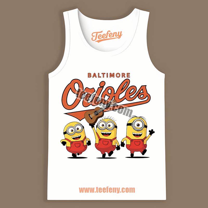 Minions Baltimore Orioles Tanktop Minions Baltimore Orioles Tanktop