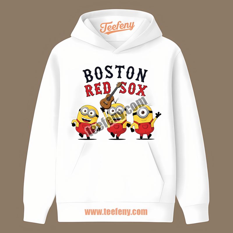 Minions Boston Red Sox Hoodie Minions Boston Red Sox Hoodie