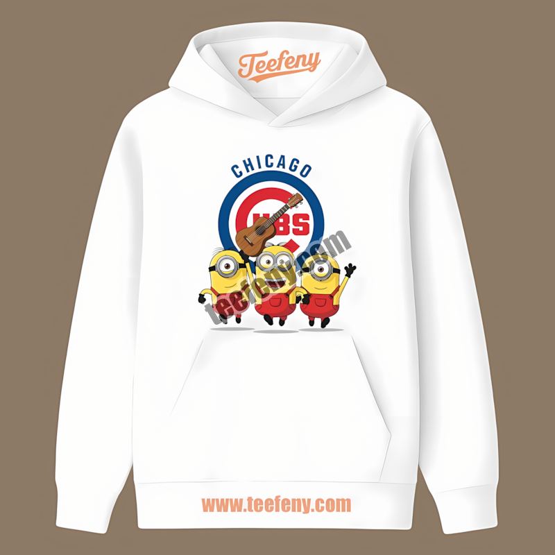 Minions Chicago Cubs Retro Hoodie Minions Chicago Cubs Retro Hoodie