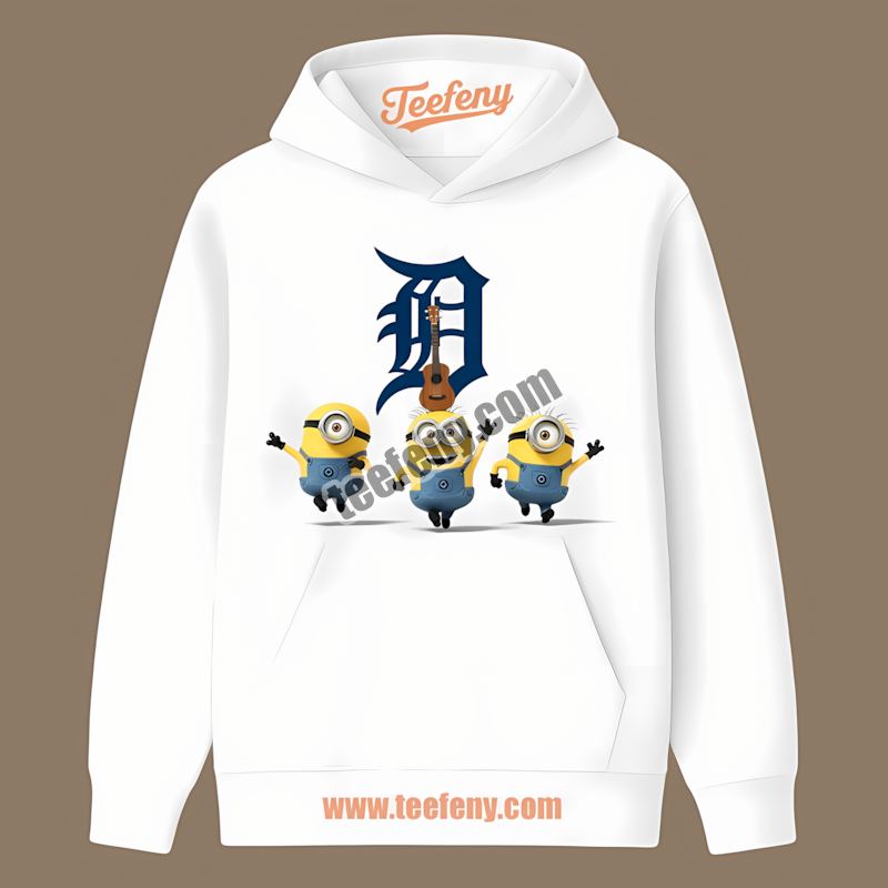 Minions Detroit Tigers Color Hoodie Minions Detroit Tigers Color Hoodie