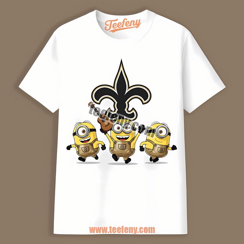 Minions Graphic New Orleans Saints Shirt