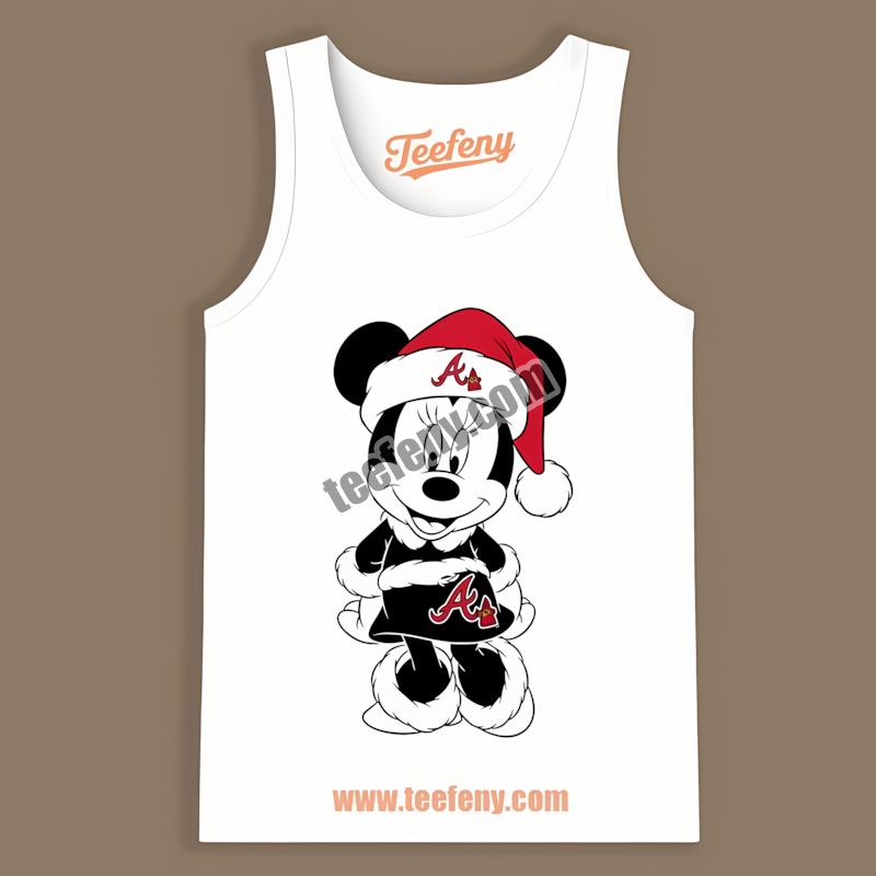 Minnie Mouse Atlanta Braves Christmas Funny Tanktop Minnie Mouse Atlanta Braves Christmas Funny Tanktop