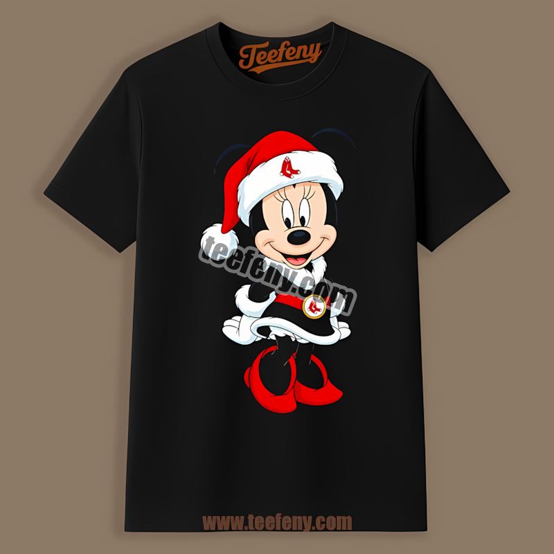 Minnie Mouse Boston Red Sox Christmas Fashion Shirt