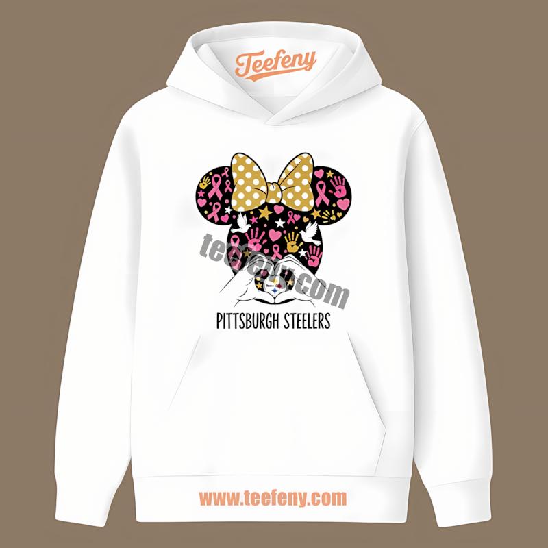 Minnie Mouse Breast Cancer For Pittsburgh SHoodielers Shirt Minnie Mouse Breast Cancer For Pittsburgh SHoodielers Shirt