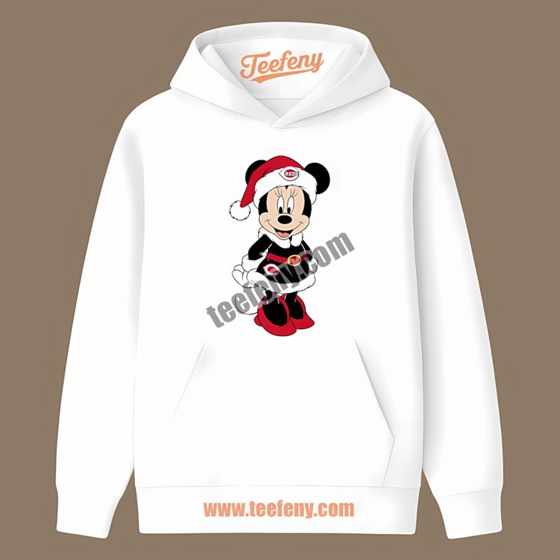 Minnie Mouse Cincinnati Reds Christmas Trendy Hoodie Minnie Mouse Cincinnati Reds Christmas Trendy Hoodie