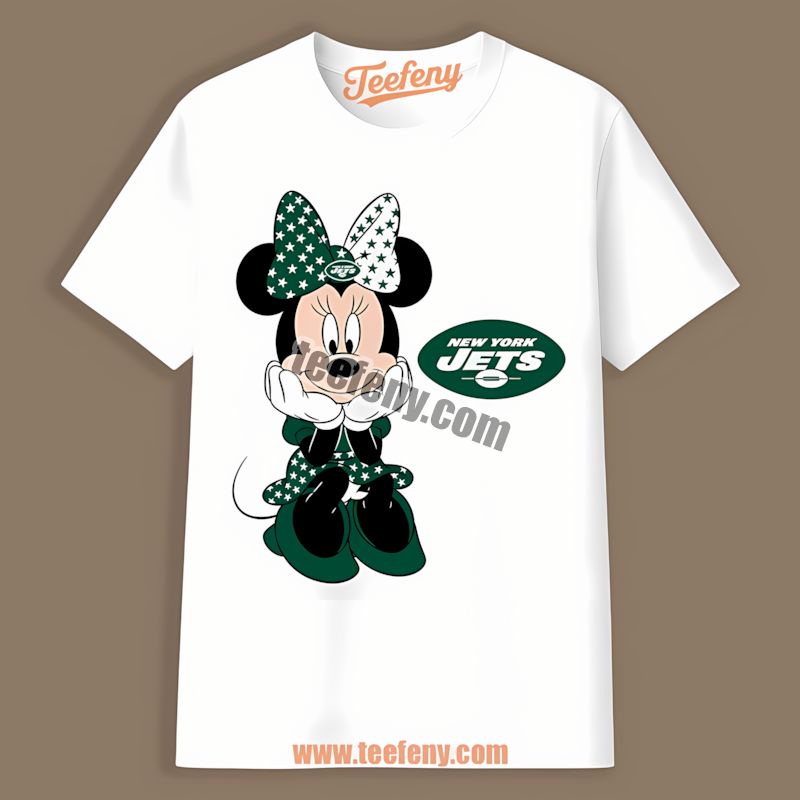 Minnie Mouse New York Jets Star Graphic Shirt