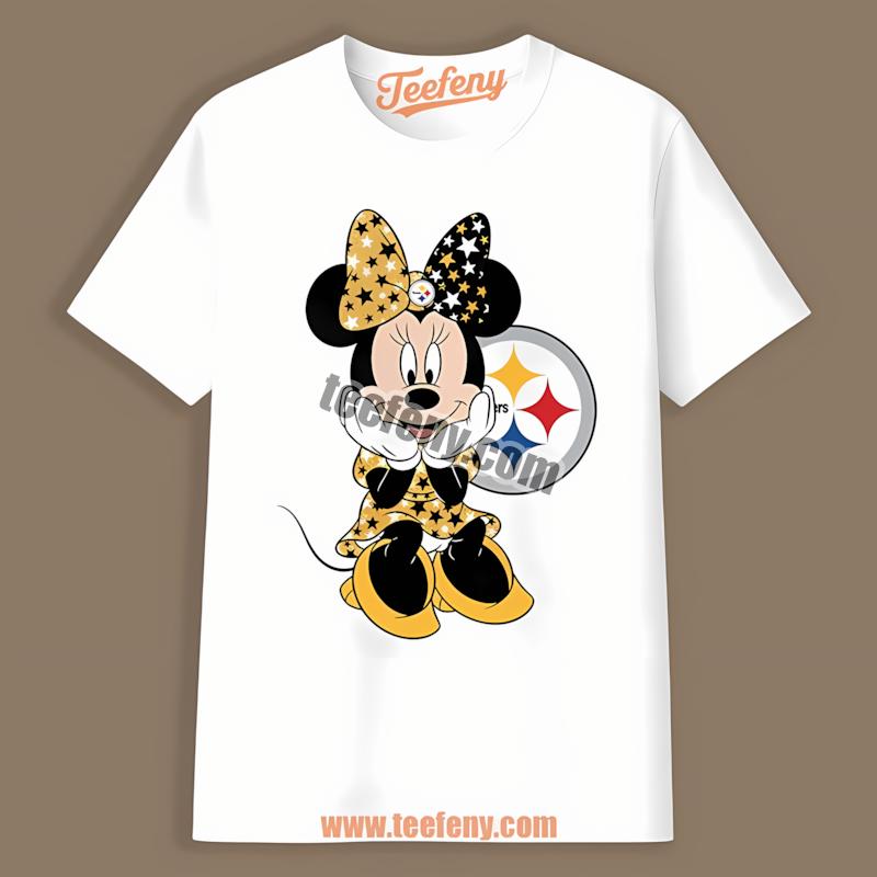 Minnie Mouse Pittsburgh Steelers Star Fan Shirt