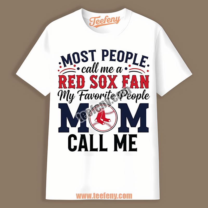 Mom Favorite People Boston Red Sox Slim Fit Shirt