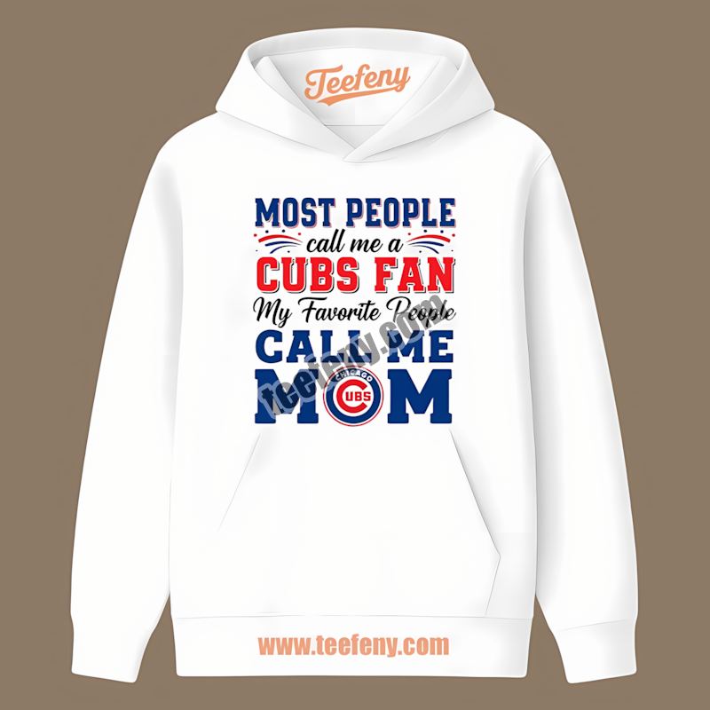 Mom Favorite People Chicago Cubs Classic Hoodie Mom Favorite People Chicago Cubs Classic Hoodie