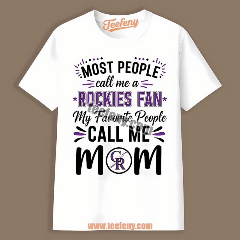 Moms Favorite People Love Colorado Rockies Custom Shirt