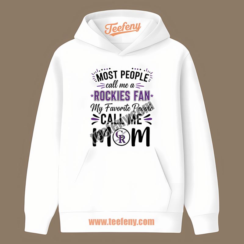 Moms Favorite People Love Colorado Rockies Custom Hoodie Moms Favorite People Love Colorado Rockies Custom Hoodie