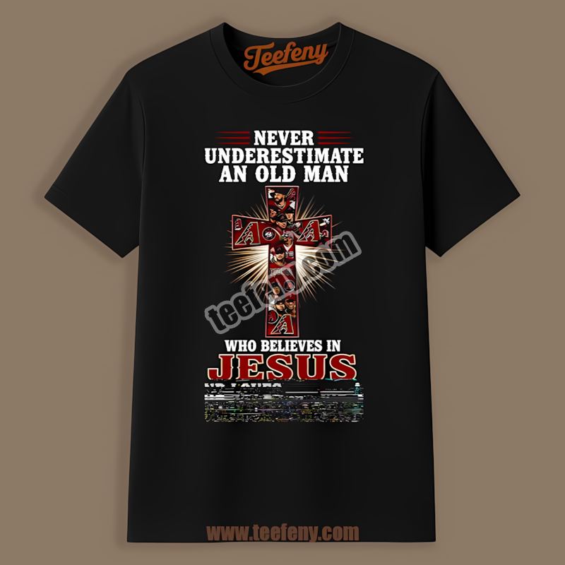 Never Underestimate An Old Man Chicago Cubs Color Shirt