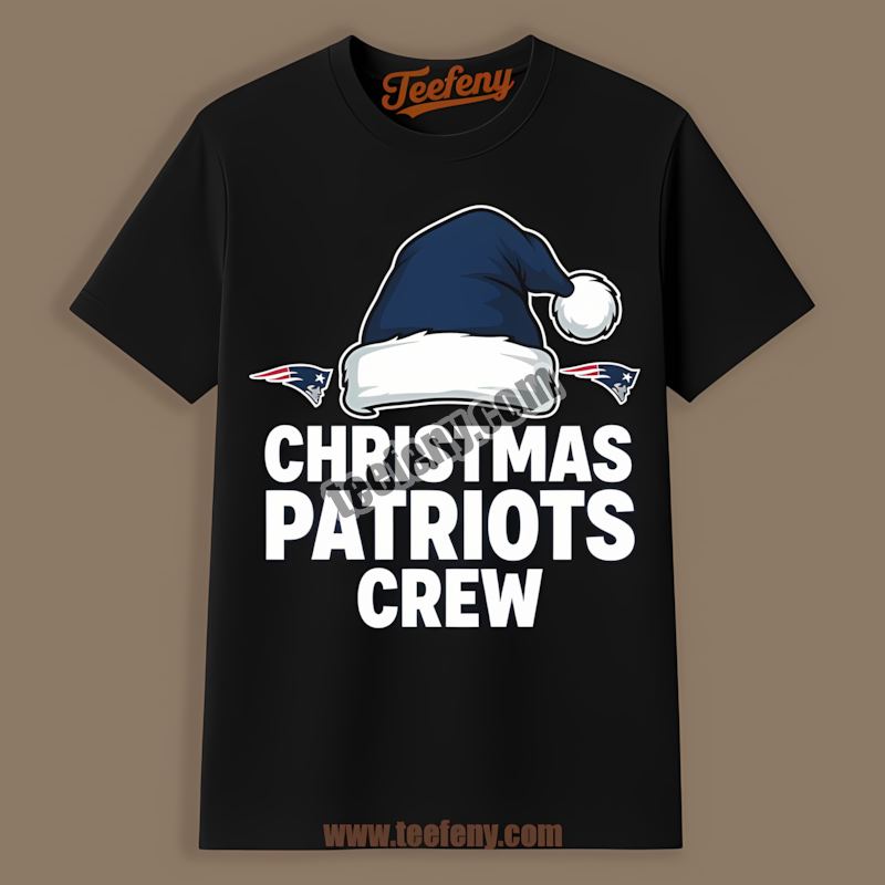 New England Patriots Christmas Patriots Crew Retro Shirt