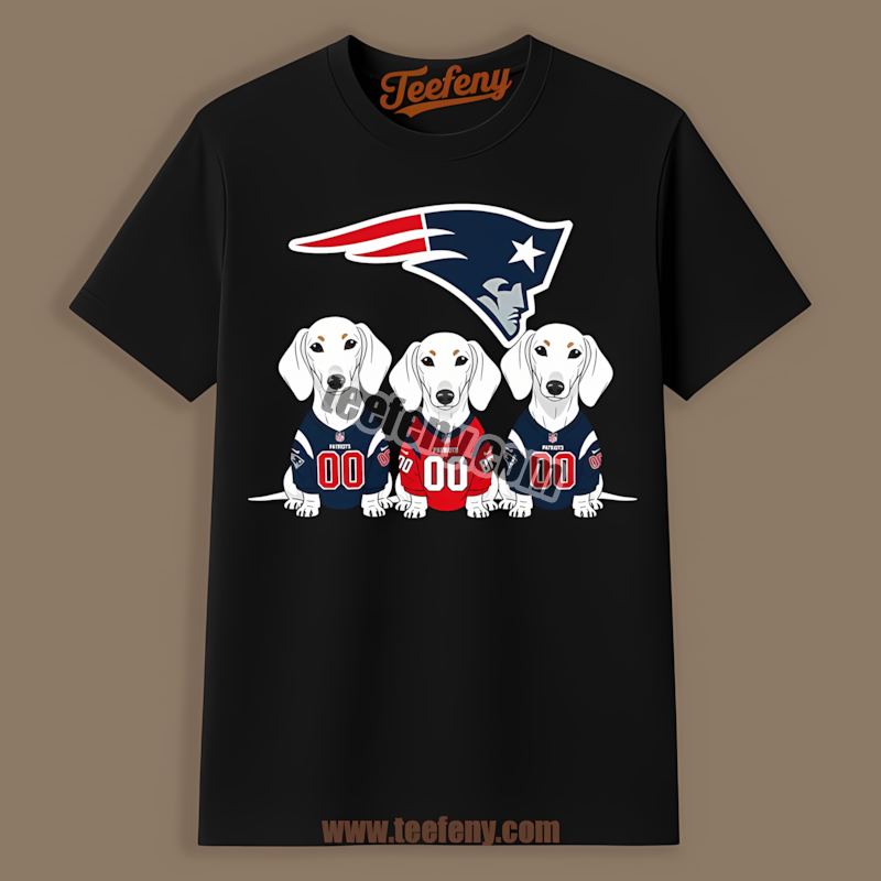 New England Patriots Dachshund Dogs Sports Shirt
