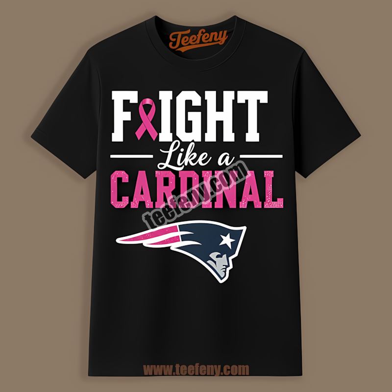 New England Patriots Fight Like A Cowboy Breast Cancer Color Shirt