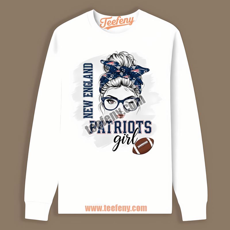 New England Patriots Girl Vintage Long Sleeve New England Patriots Girl Vintage Long Sleeve