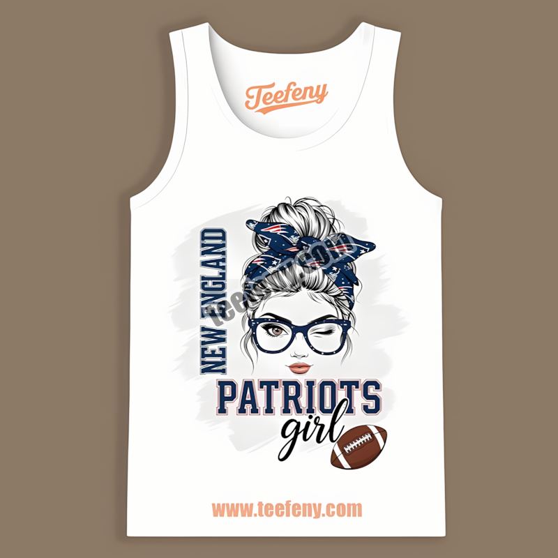 New England Patriots Girl Vintage Tanktop New England Patriots Girl Vintage Tanktop
