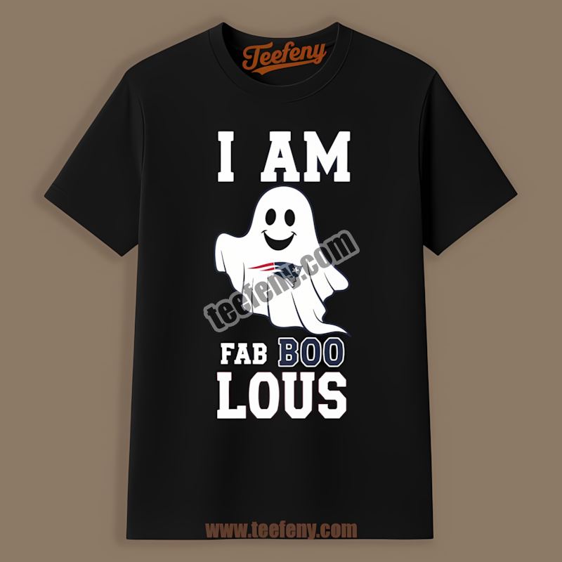 New England Patriots I Am Fab Boo Lous Ghost Color Shirt