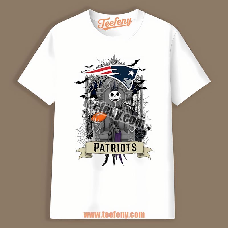 New England Patriots Jack Skellington Throne Vintage Shirt