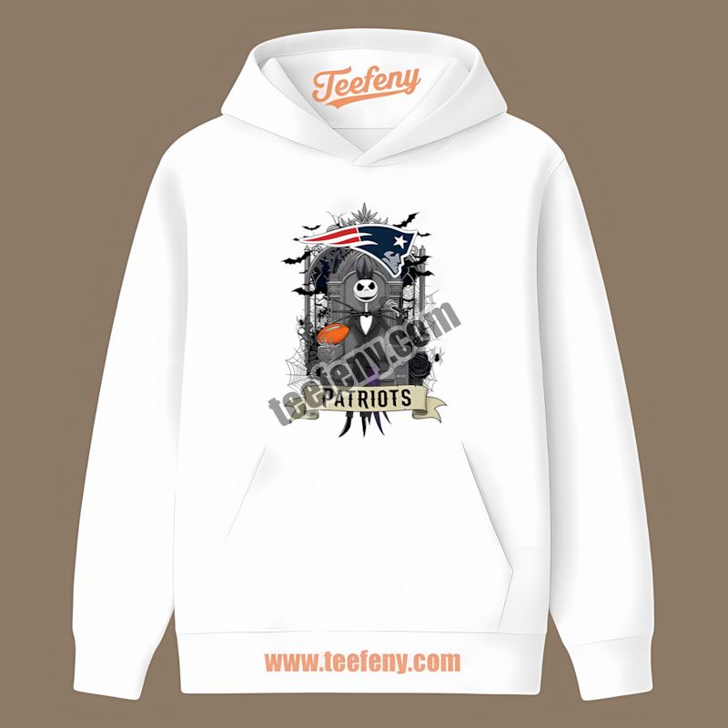 New England Patriots Jack Skellington Throne Vintage Hoodie New England Patriots Jack Skellington Throne Vintage Hoodie