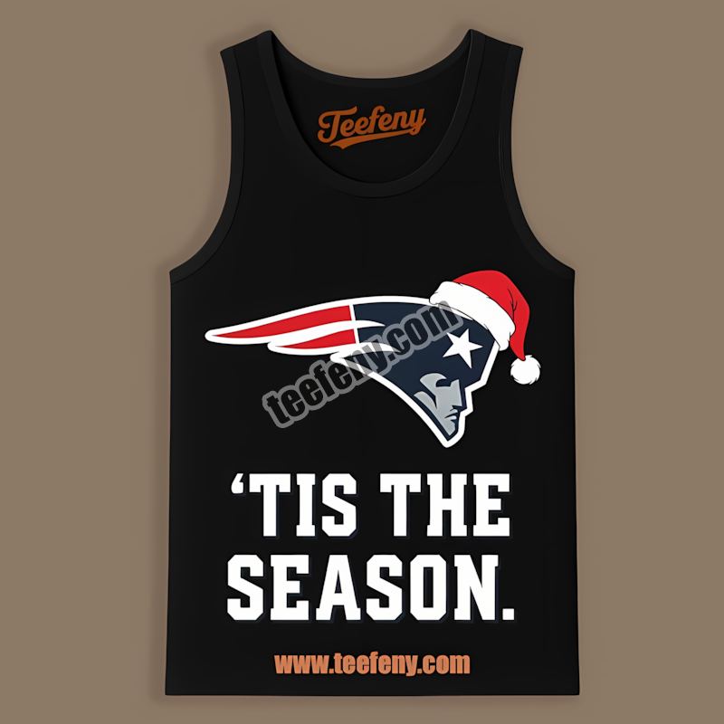 New England Patriots Tis The Season Christmas Classic Tanktop New England Patriots Tis The Season Christmas Classic Tanktop