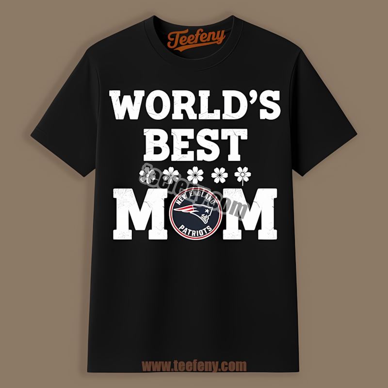 New England Patriots Worlds Best Mom Graphic Shirt
