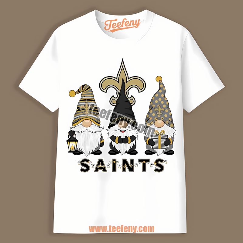 New Orleans Saints Christmas Gnomes Trendy Shirt