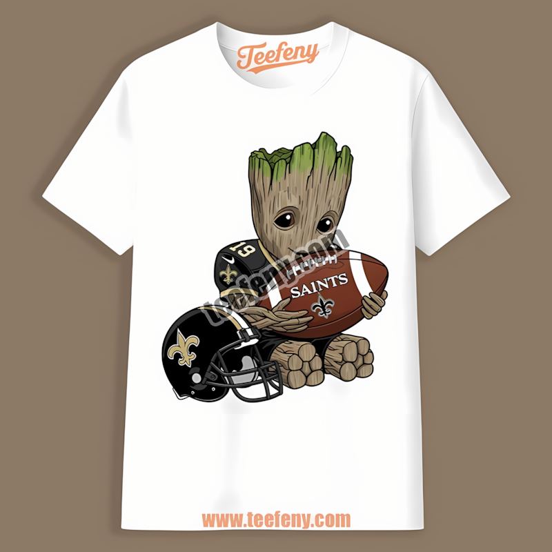 New Orleans Saints Groot Football Graphic Shirt