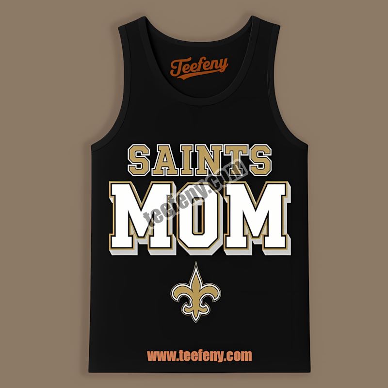 New Orleans Saints Mom Adults Tanktop New Orleans Saints Mom Adults Tanktop