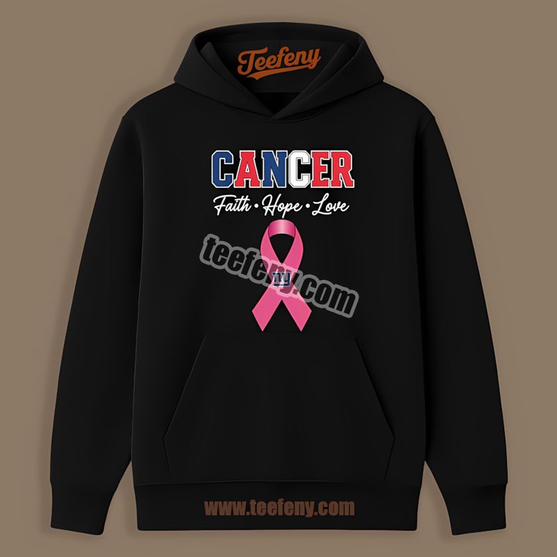 New York Giants Cancer Awareness Faith Hope Love Retro Hoodie New York Giants Cancer Awareness Faith Hope Love Retro Hoodie