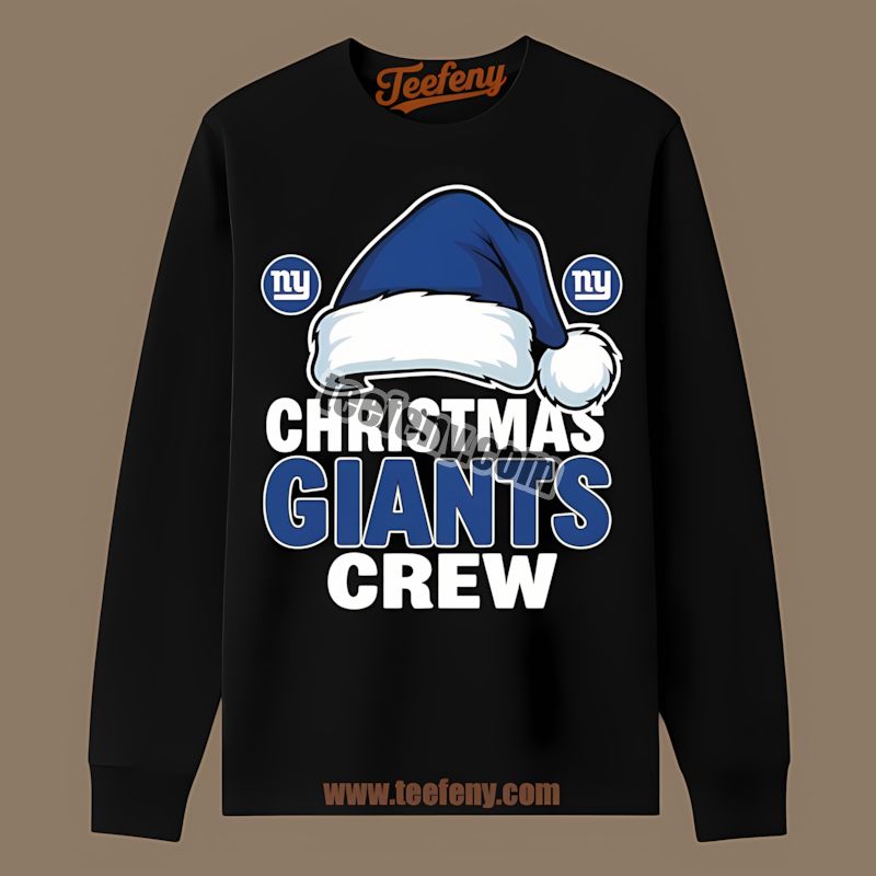 New York Giants Christmas Giants Crew Classic Long Sleeve New York Giants Christmas Giants Crew Classic Long Sleeve