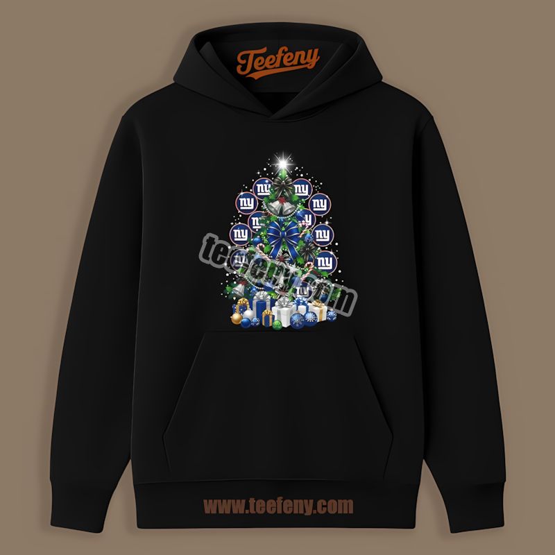 New York Giants Christmas Tree Logo Classic Hoodie New York Giants Christmas Tree Logo Classic Hoodie