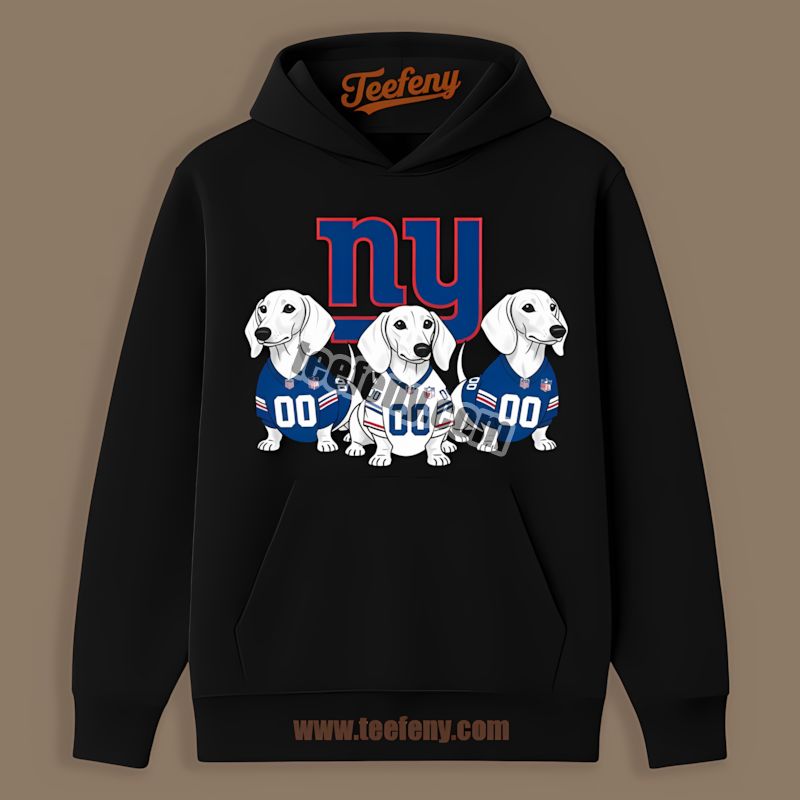 New York Giants Dachshund Dogs Vintage Hoodie New York Giants Dachshund Dogs Vintage Hoodie