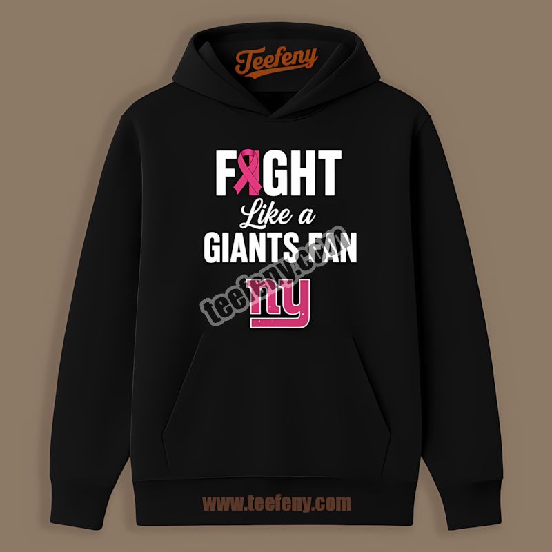 New York Giants Fight Like A Cowboy Breast Cancer Graphic Hoodie New York Giants Fight Like A Cowboy Breast Cancer Graphic Hoodie
