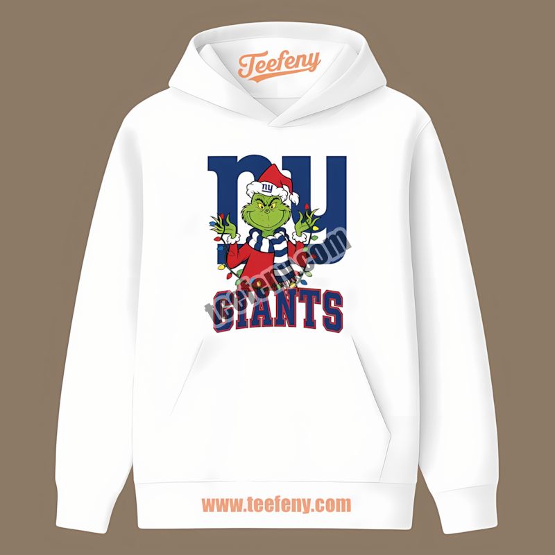 New York Giants Grinch Christmas Adults Hoodie New York Giants Grinch Christmas Adults Hoodie