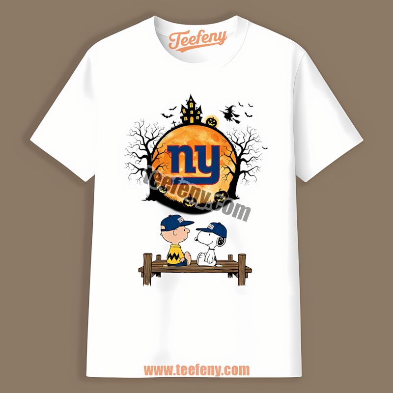 New York Giants Halloween Charlie Brown Snoopy Unisex Shirt
