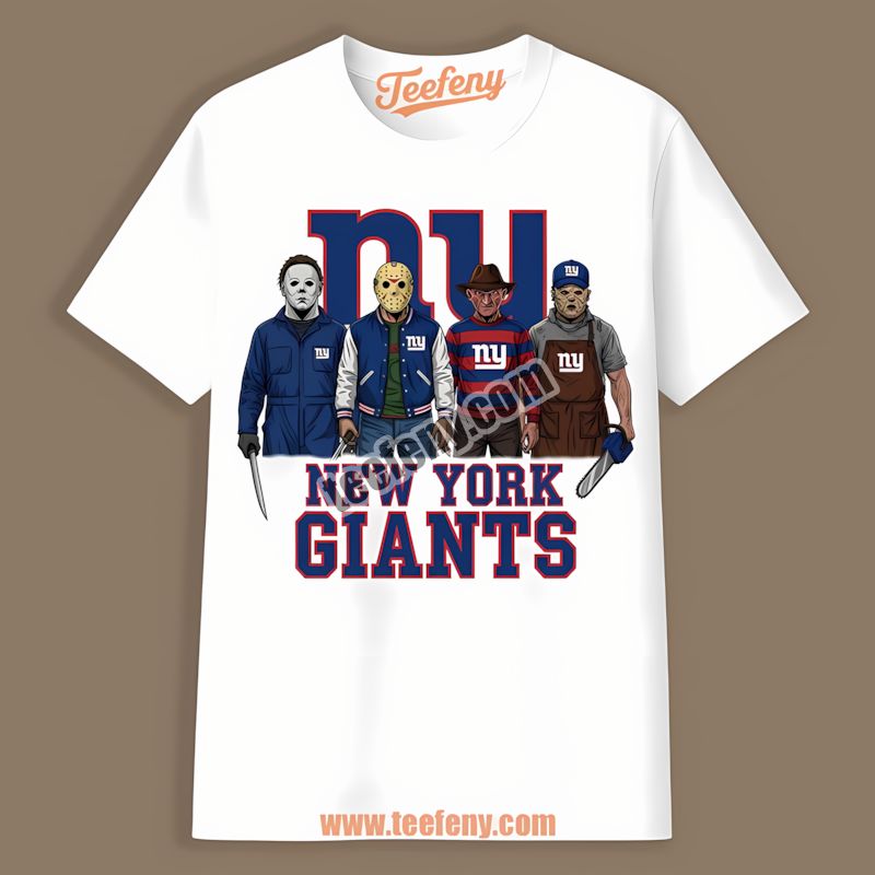 New York Giants Halloween Horror Killers Color Shirt