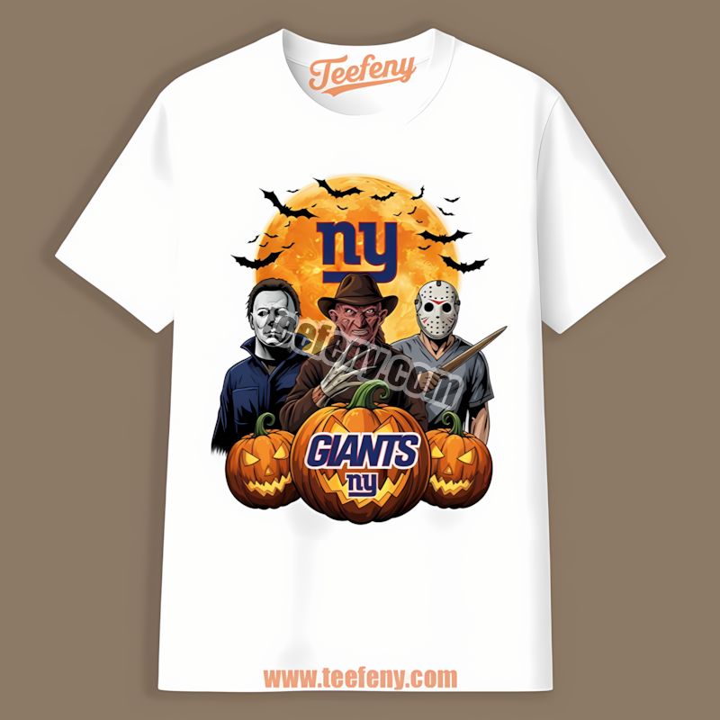 New York Giants Halloween Jason Freddy Michael Retro Shirt
