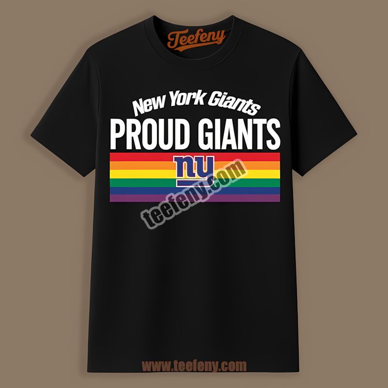 New York Giants Lgbt Pride Go Blue Cotton Shirt