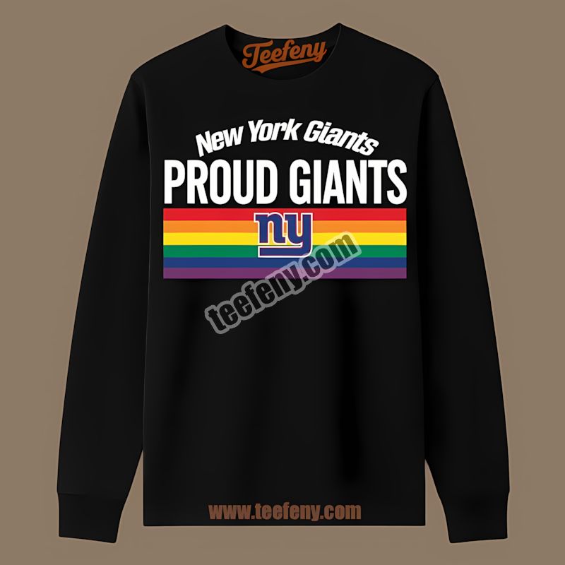 New York Giants Lgbt Pride Go Blue Cotton Long Sleeve New York Giants Lgbt Pride Go Blue Cotton Long Sleeve