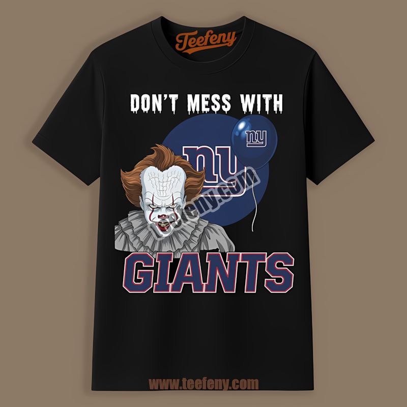 New York Giants Pennywise Halloween Retro Shirt