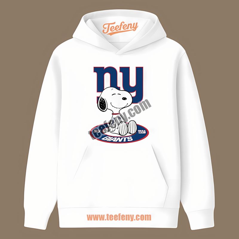 New York Giants Snoopy Tattoo Logo On Arm Trendy Hoodie New York Giants Snoopy Tattoo Logo On Arm Trendy Hoodie