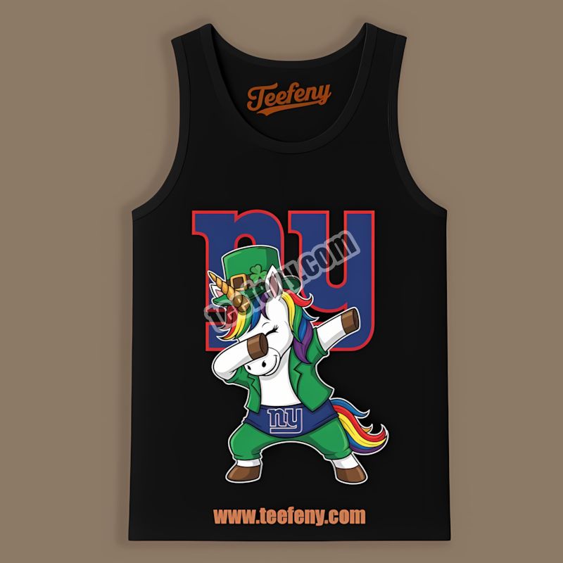 New York Giants St Patricks Day Vs Dabbing Unicorn Trendy Tanktop New York Giants St Patricks Day Vs Dabbing Unicorn Trendy Tanktop