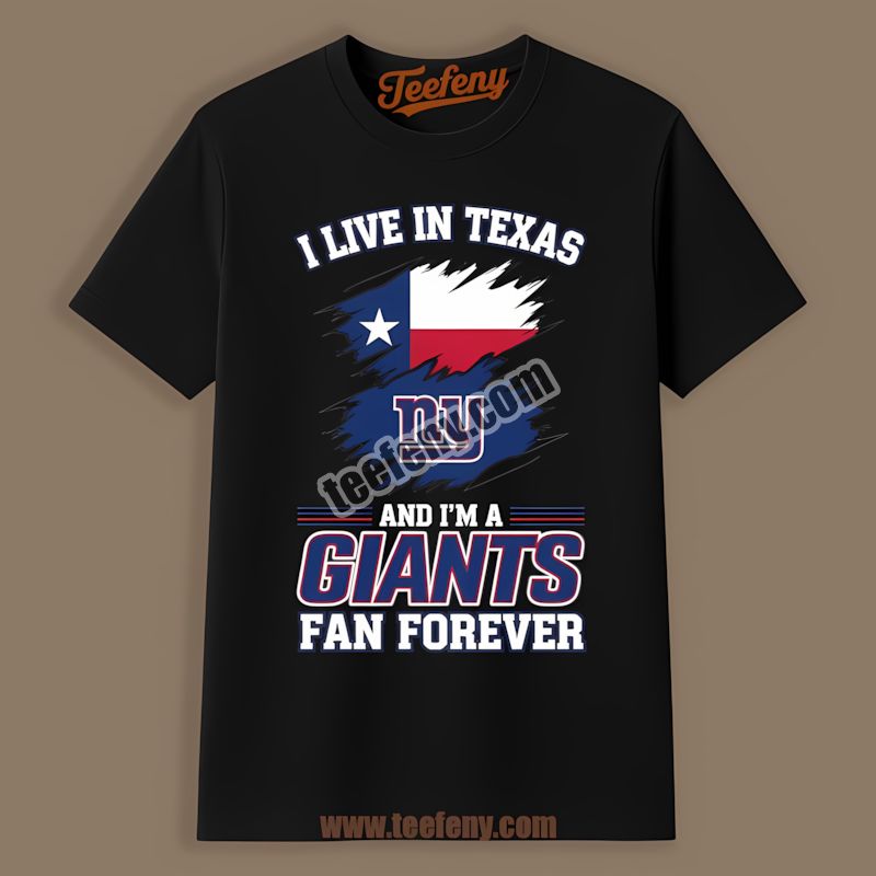 New York Giants Texas Fan Forever Regular Shirt
