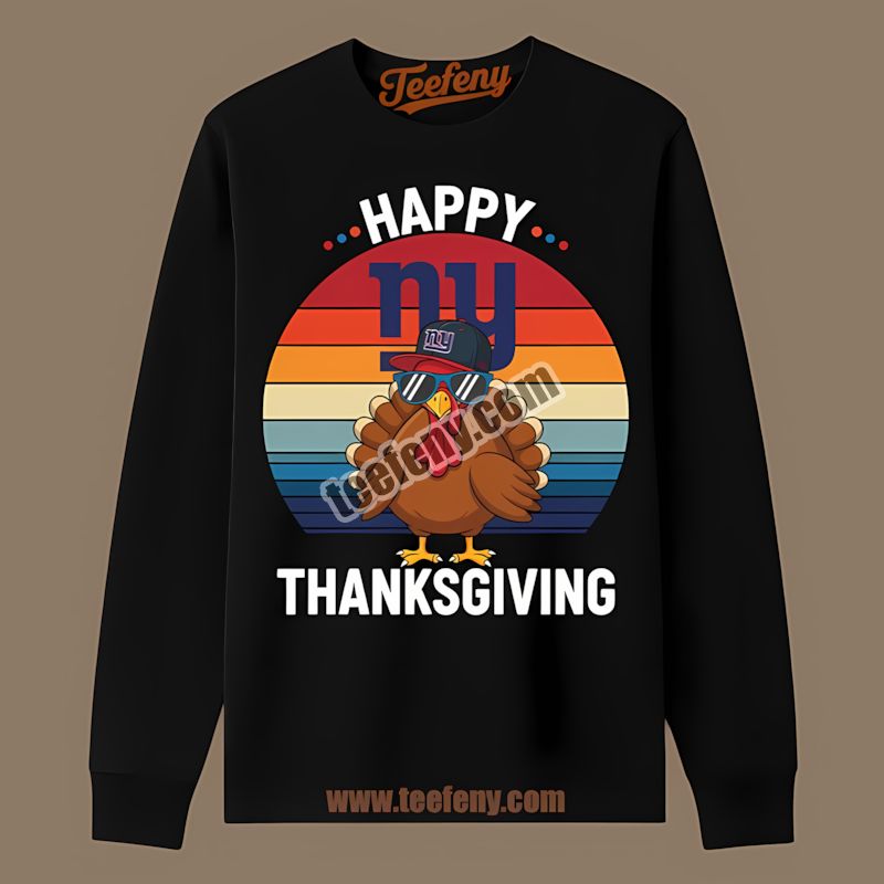 New York Giants Thanksgiving Turkey Classic Long Sleeve New York Giants Thanksgiving Turkey Classic Long Sleeve
